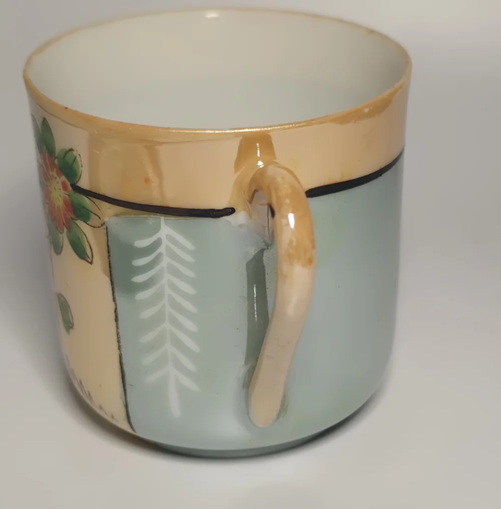 Floral Mug and Plate Set